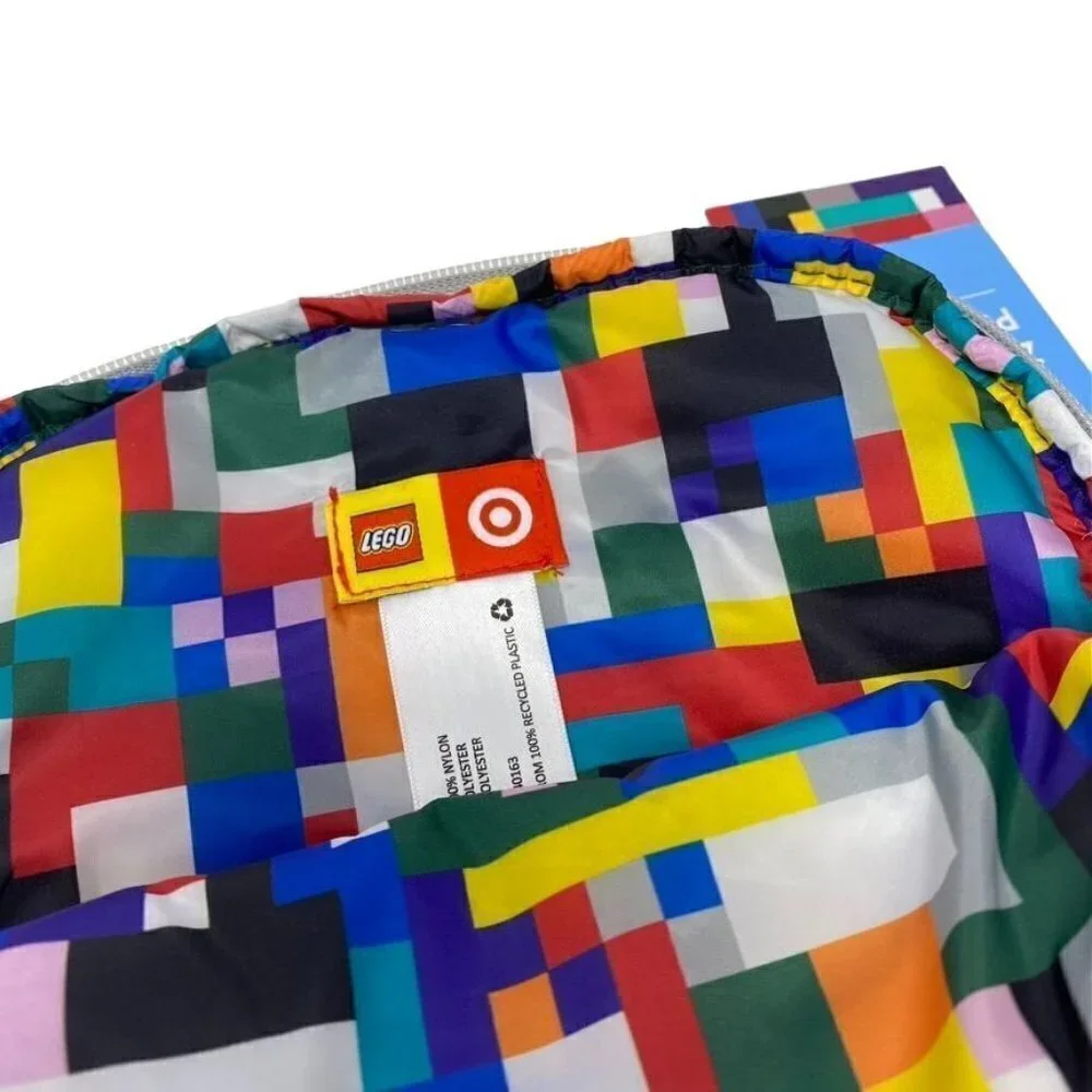 Lego x Target Zipper Pouch Color Block Stripes Outer